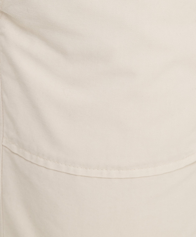 Brunello Cucinelli Светло-бежевые шорты M274DV0320 изображение 5
