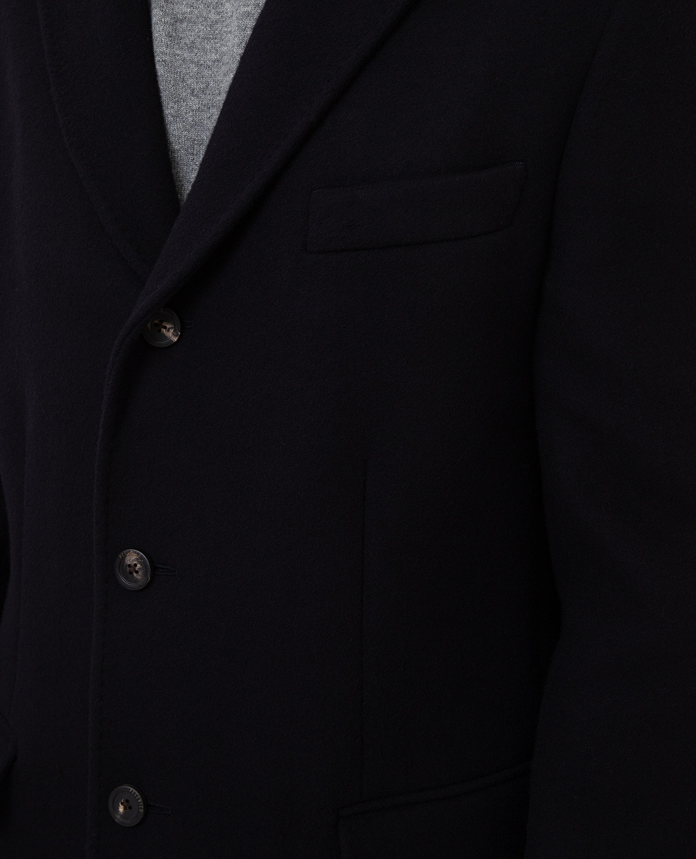 Peserico Темно-синее пальто из шерсти R5200708874 изображение 5