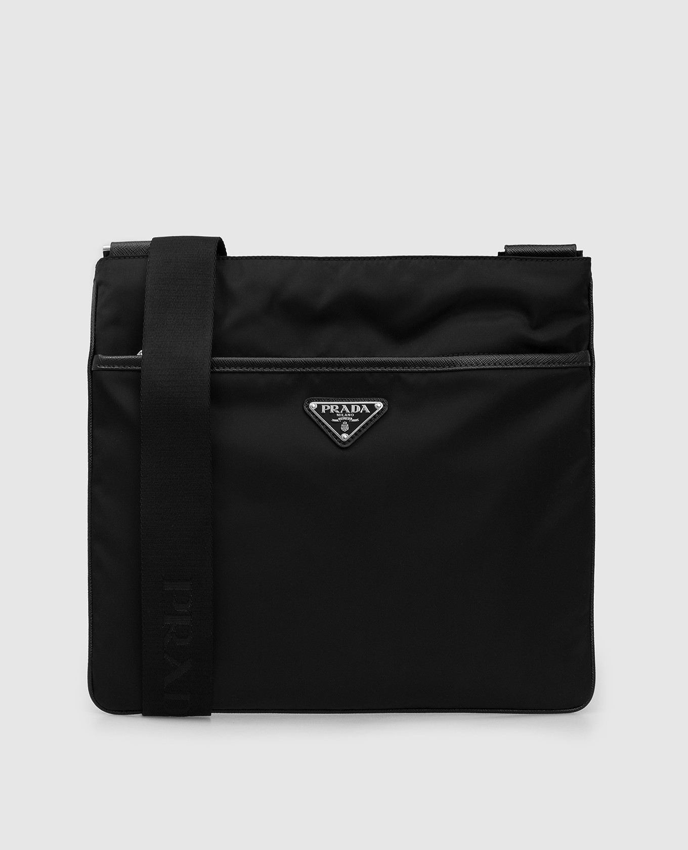 

Черная сумка "Re-Nylon" с логотипом Prada, Черный, Сумки