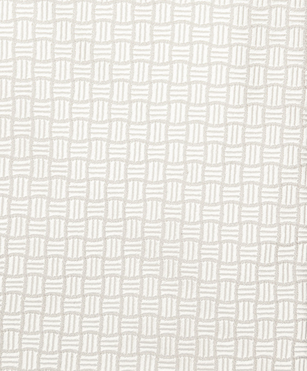 ISAIA Белый галстук из шелка CRV007CP026 изображение 4