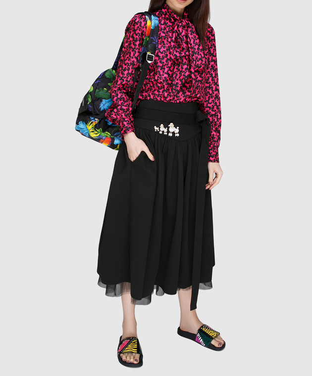 Marc Jacobs Малиновая блуза из шелка W51653643 изображение 2