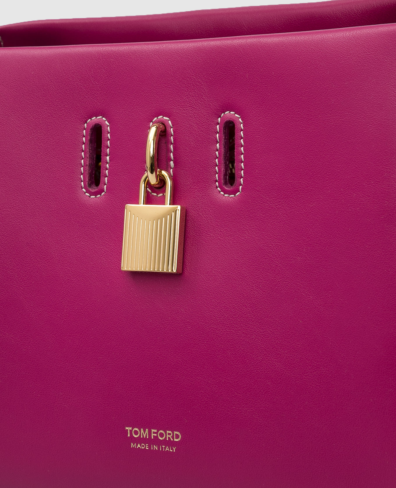 Tom Ford Розовая кожаная сумка с подвеской L1486TLCL201 изображение 5