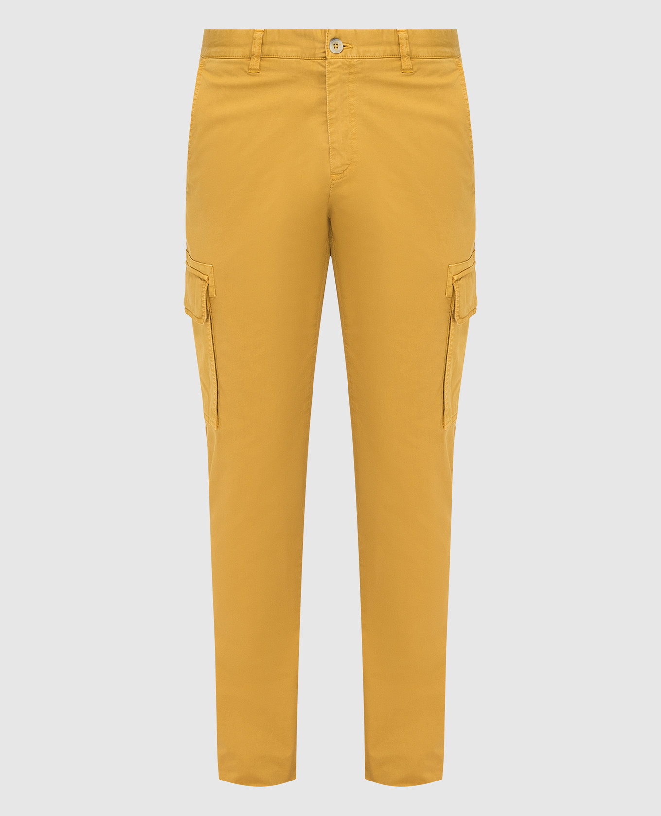

Горчичные карго, Желтый, Прямые брюки