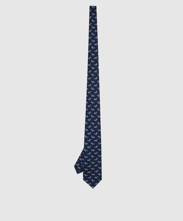 Stefano Ricci Дитячий шовковий набір з краватки і хустки-паші в принт YDHNG500 зображення 3