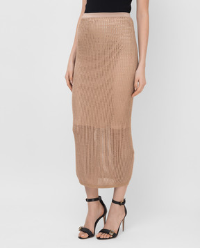 Balmain Бежевая юбка 6014546M