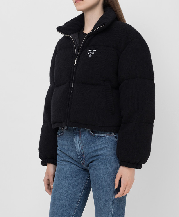 PRADA Wool and Cashmere Puffer Jacket