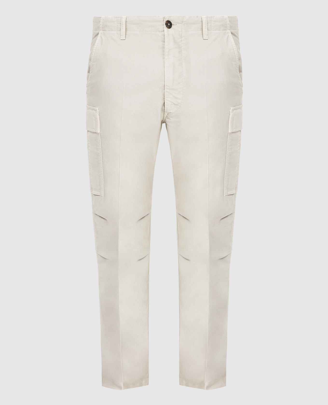 

Светло-бежевые карго, Бежевый, Прямые брюки