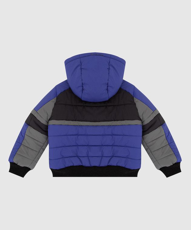 Stefano Ricci Детская куртка с контрастными вставками YAJ6S40040HN0022 изображение 2