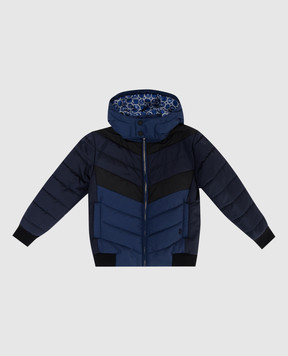 Stefano Ricci Детская темно-синяя куртка YAJ7400090RS0004