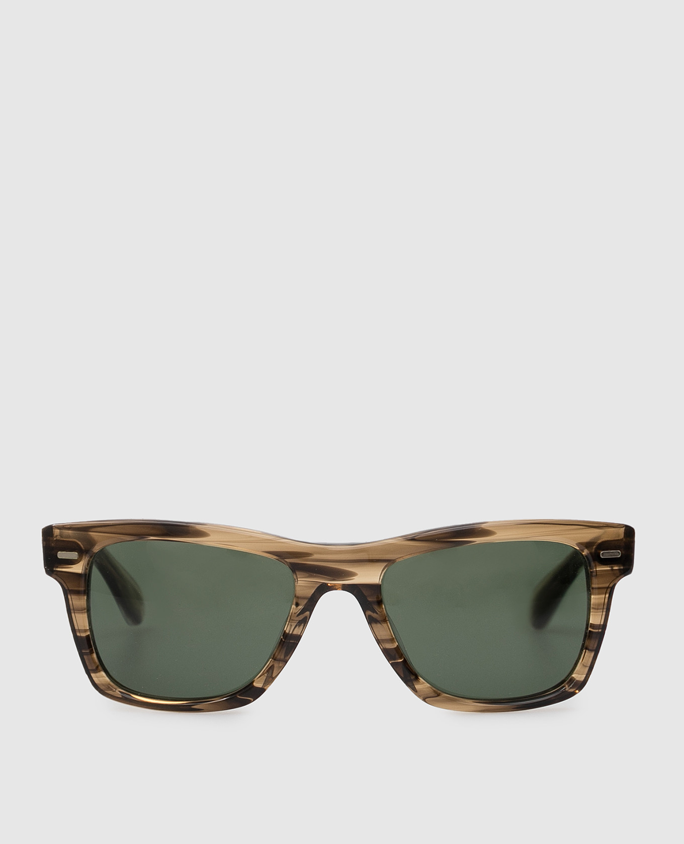 Brunello Cucinelli Коричневые солнцезащитные очки Oliver Sun MOCOLI011