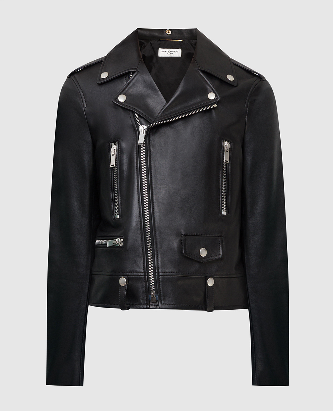 

Кожаная косуха Saint Laurent, Черный, Косухи
