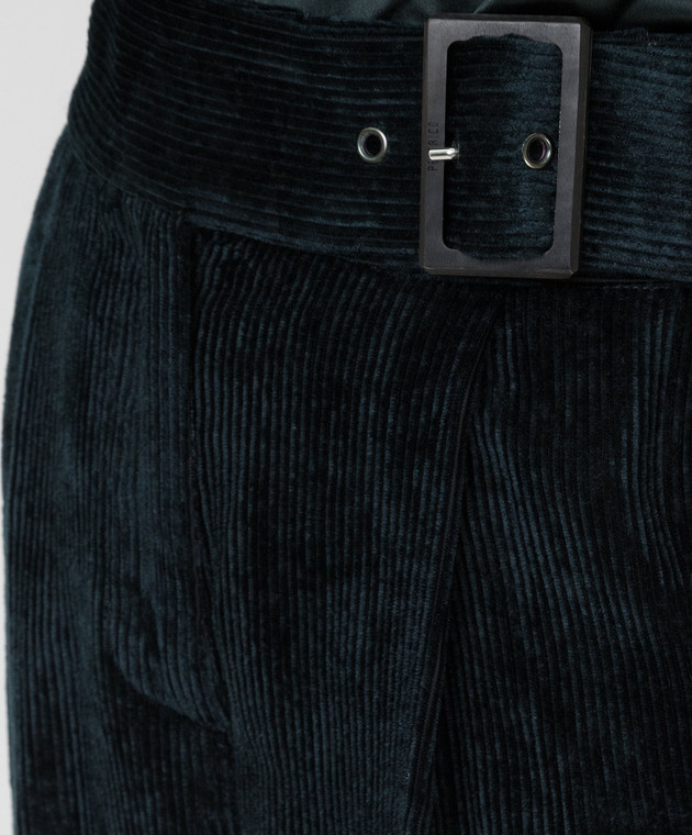Peserico Вельветові брюки широкого крою P0414501582 зображення 5