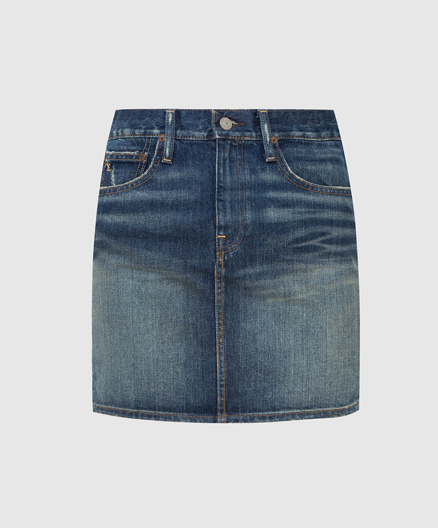 Ralph Lauren Синяя джинсовая юбка V60IH924