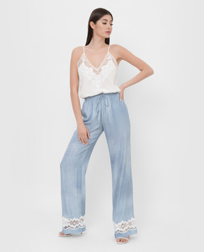 Ermanno Scervino Штани з ажурними вставками D402P301HGM