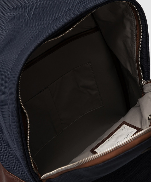 Brunello Cucinelli Рюкзак с кожаными вставками MBLBU243 изображение 4
