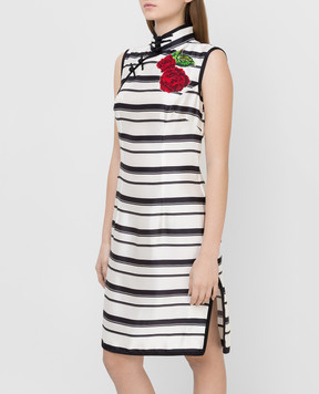 Dolce&Gabbana Біле плаття з шовку F6XG7ZHS1D0