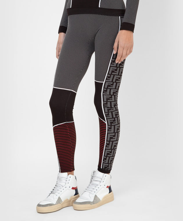 Fendi - Sports leggings with FF pattern FAB216AGMA - buy with Latvia  delivery at Symbol