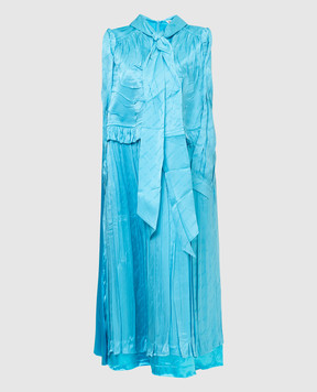 Balenciaga Шовкова сукня в монохромний візерунок 663023TKN02