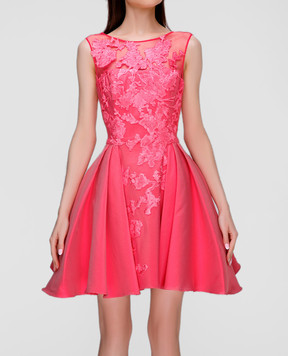 Zuhair Murad Рожева сукня з шовком RDRS16047DS00