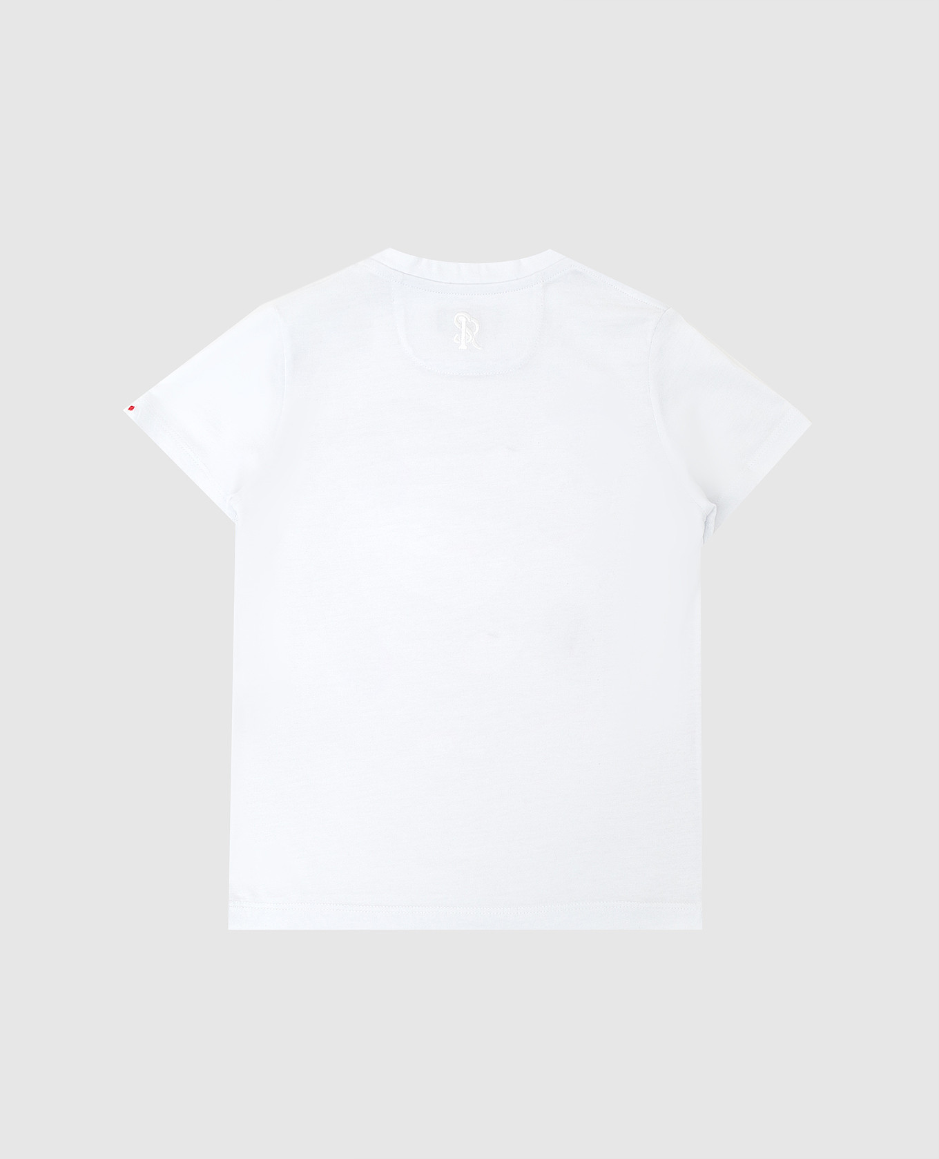 Stefano Ricci Детская белая футболка с вышивкой YNH8200170803 изображение 2