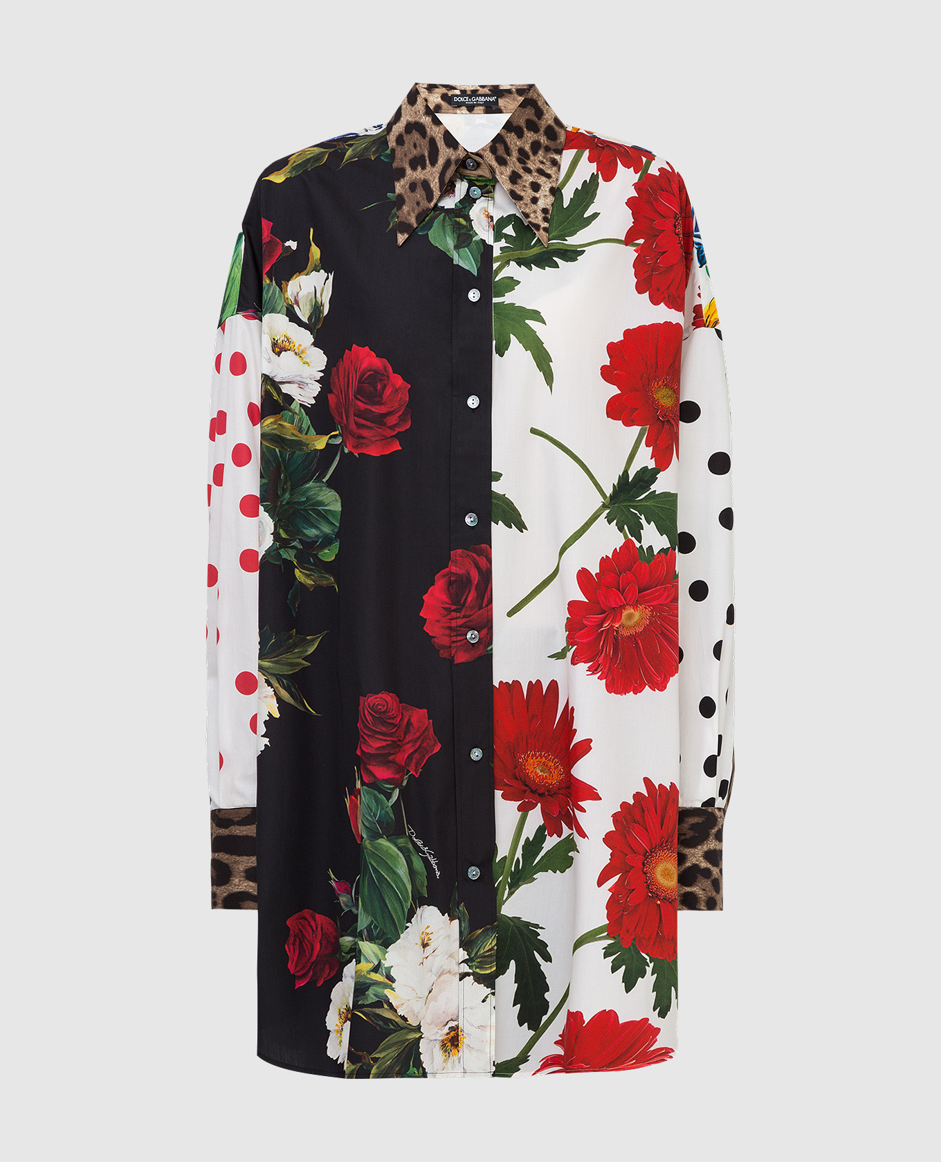 

Рубашка с цветочным узором Dolce&Gabbana, Разноцветный, Рубашки и блузы