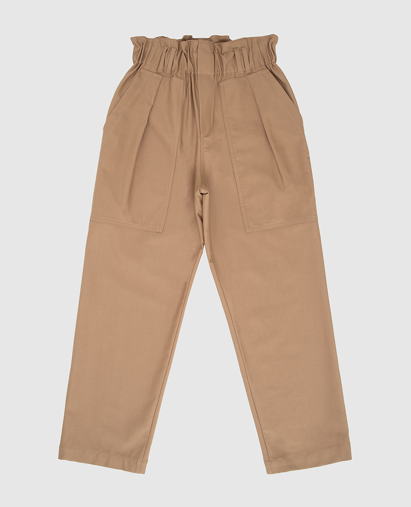 

Детские бежевые брюки, Бежевый, Повседневные брюки casual