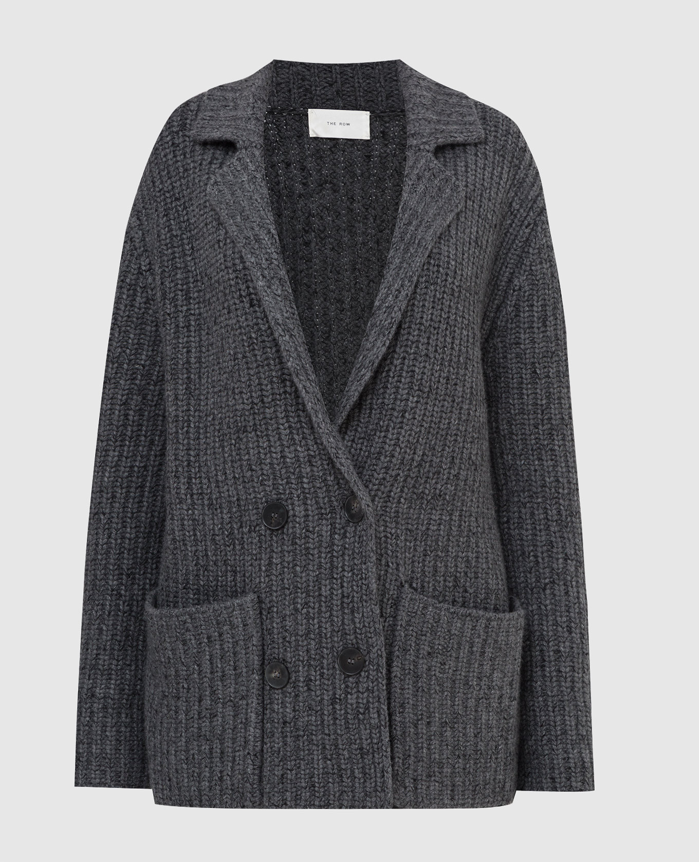 

Кардиган Data из кашемира и шелка, Тёмно-серый, Кардиганы