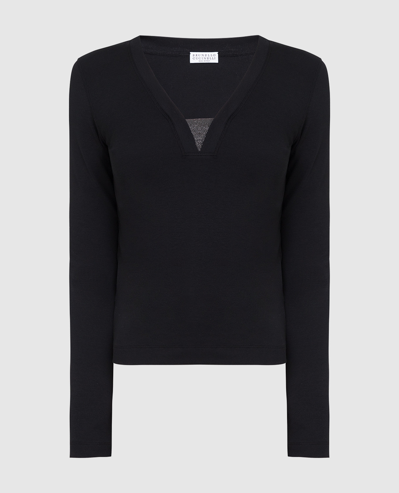 

Черный лонгслив с цепочками, Лонгсливы