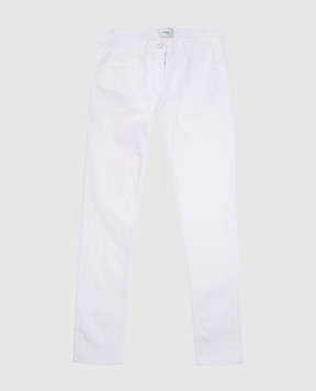 Fendi Дитячі білі джинси JFF0901012