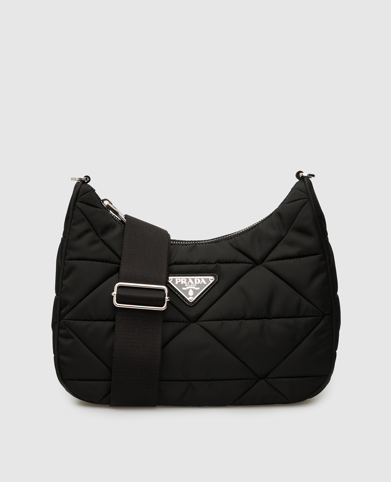 

Сумка "Re-Nylon" в стиле пэчворк Prada, Черный, Сумки
