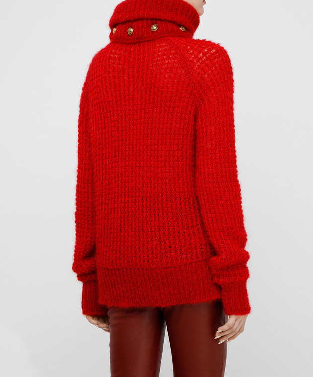 Balmain Красный свитер UF13236K111 изображение 4