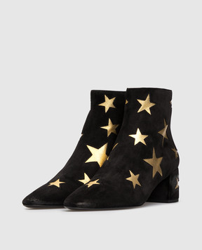 Saint Laurent Чорні замшеві ботильйони "Lou" 578901