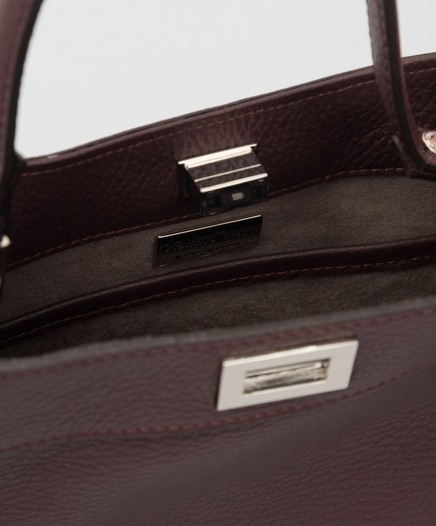 Gianni Notaro Dollaro Burgundy Leather Mini Bag 492 image 4