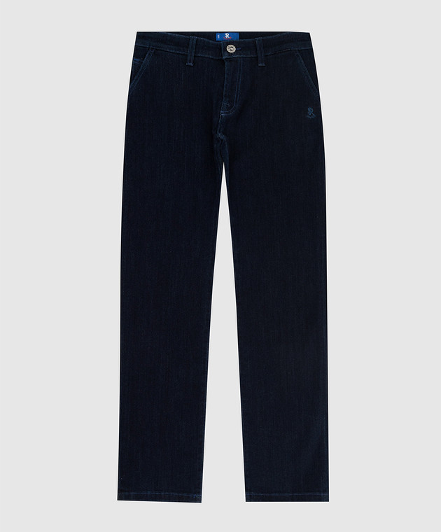 Stefano Ricci Children's dark blue jeans YFT6401090T2210
