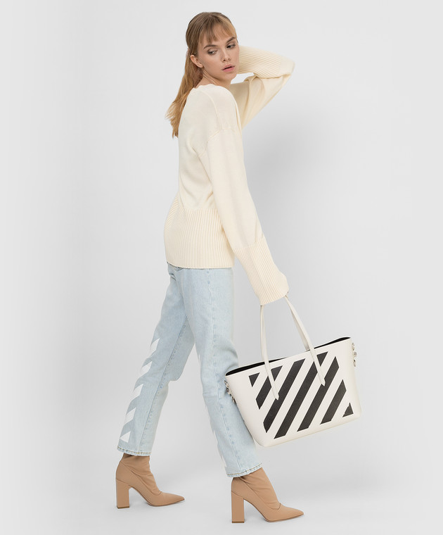 Off-White Джемпер с логотипом OWHE063C99KNI001 изображение 2