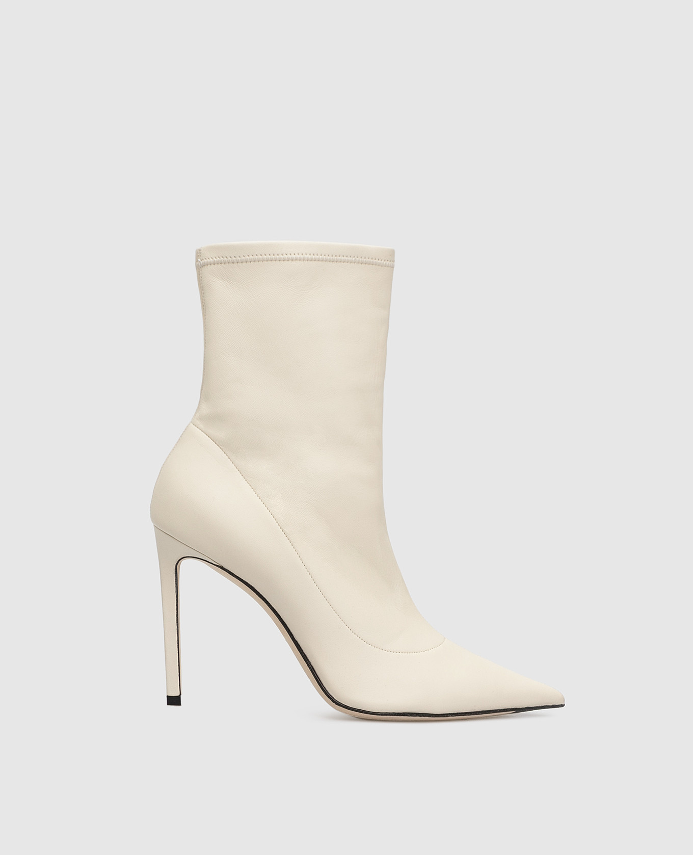 

Светло-бежевые кожаные ботильоны "Brin" Jimmy Choo, Светло-бежевый, Ботильоны