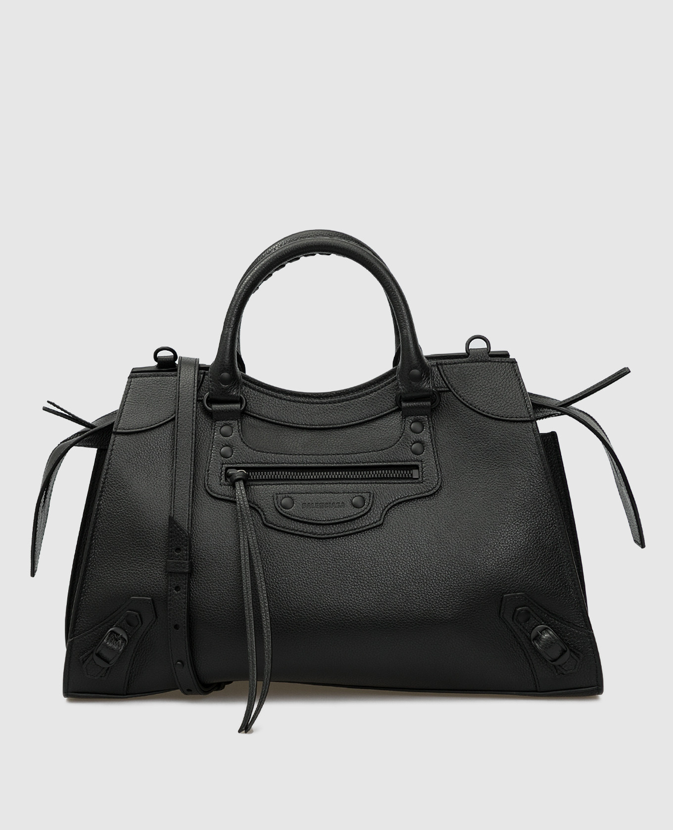 

Черная кожаная сумка Balenciaga, Черный, Сумки
