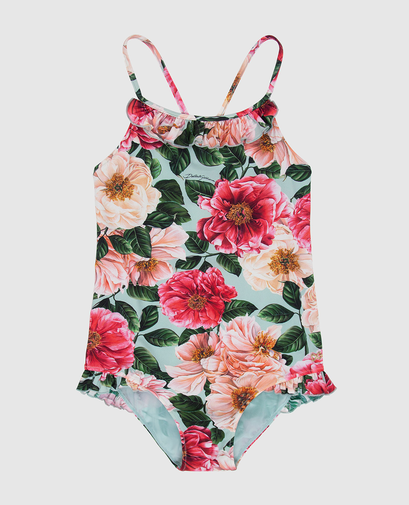 

Детский бирюзовый купальник Dolce&Gabbana, Сплошные купальники