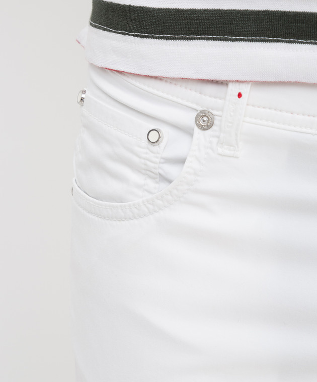 Kiton Белые джинсы UPNJSJ07T36 изображение 5