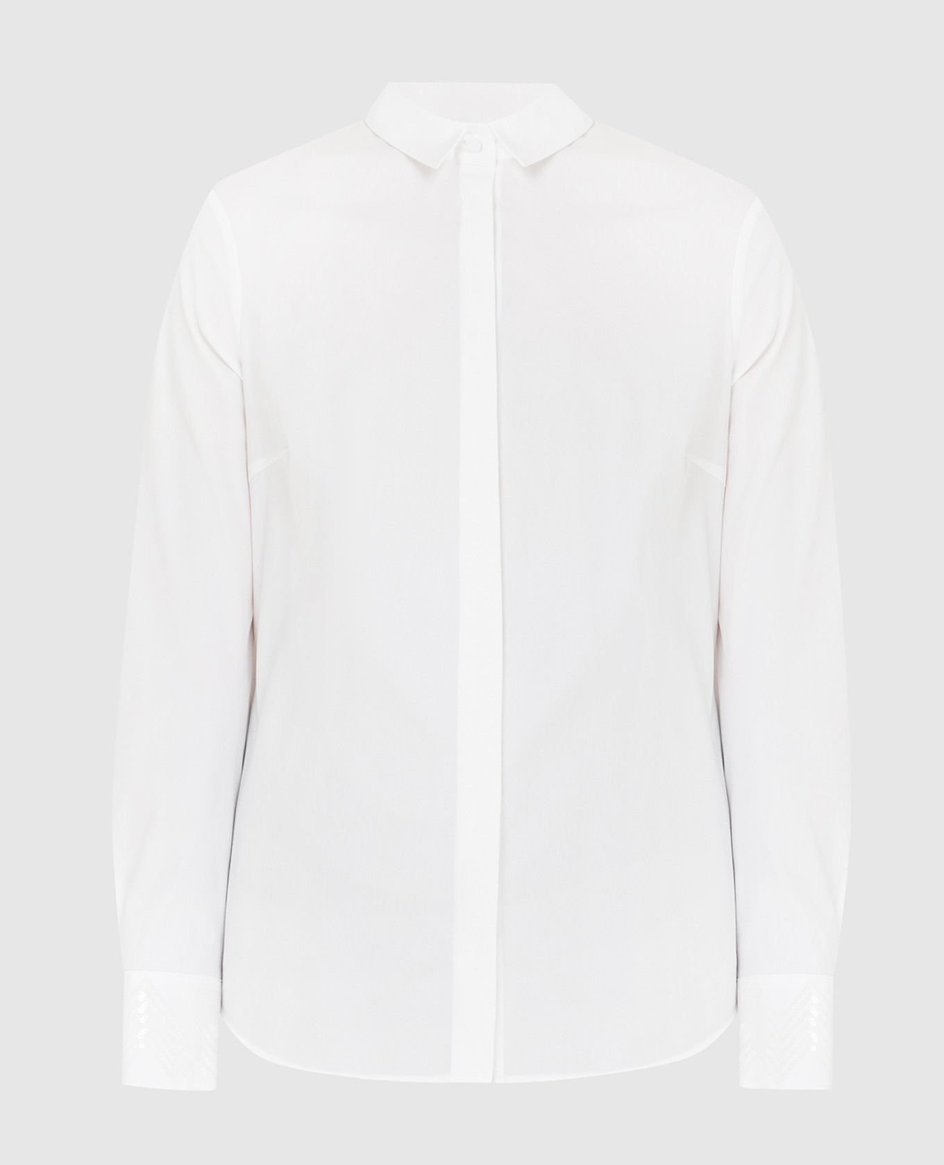 

Рубашка с пайетками, Белый, Рубашки