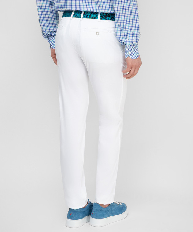 ISAIA Белые брюки PNTS72X0016 изображение 4