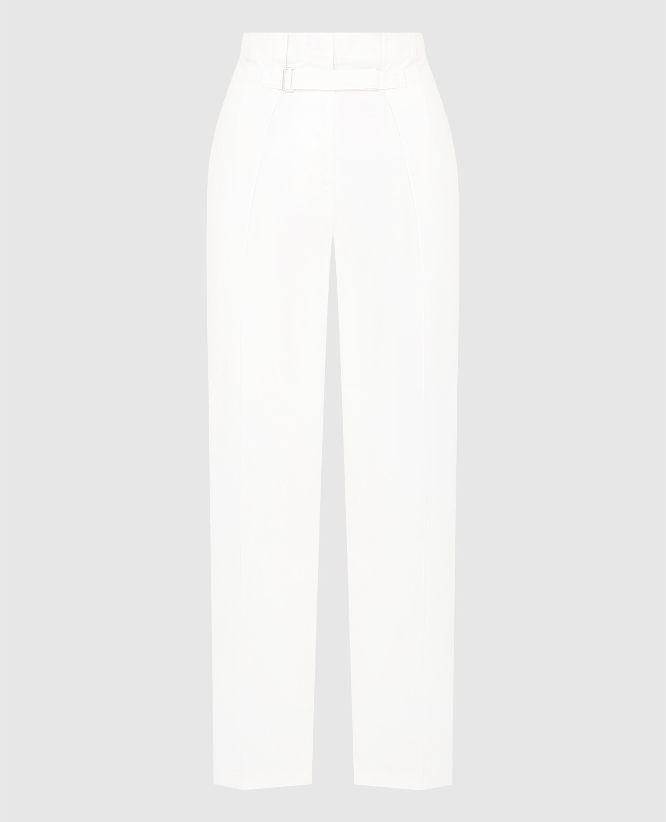 

Брюки с высокой посадкой Jil Sander, Белый, Повседневные брюки casual