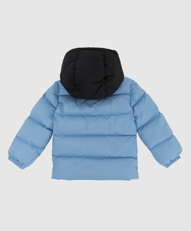 Moncler ENFANT Дитяча пухова куртка з патчем 1A5692068352 зображення 2