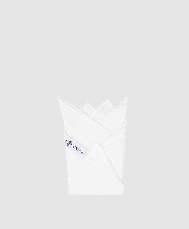 Stefano Ricci Дитячий білий жакардовий хустку-паші YFZ4PM1450 зображення 2