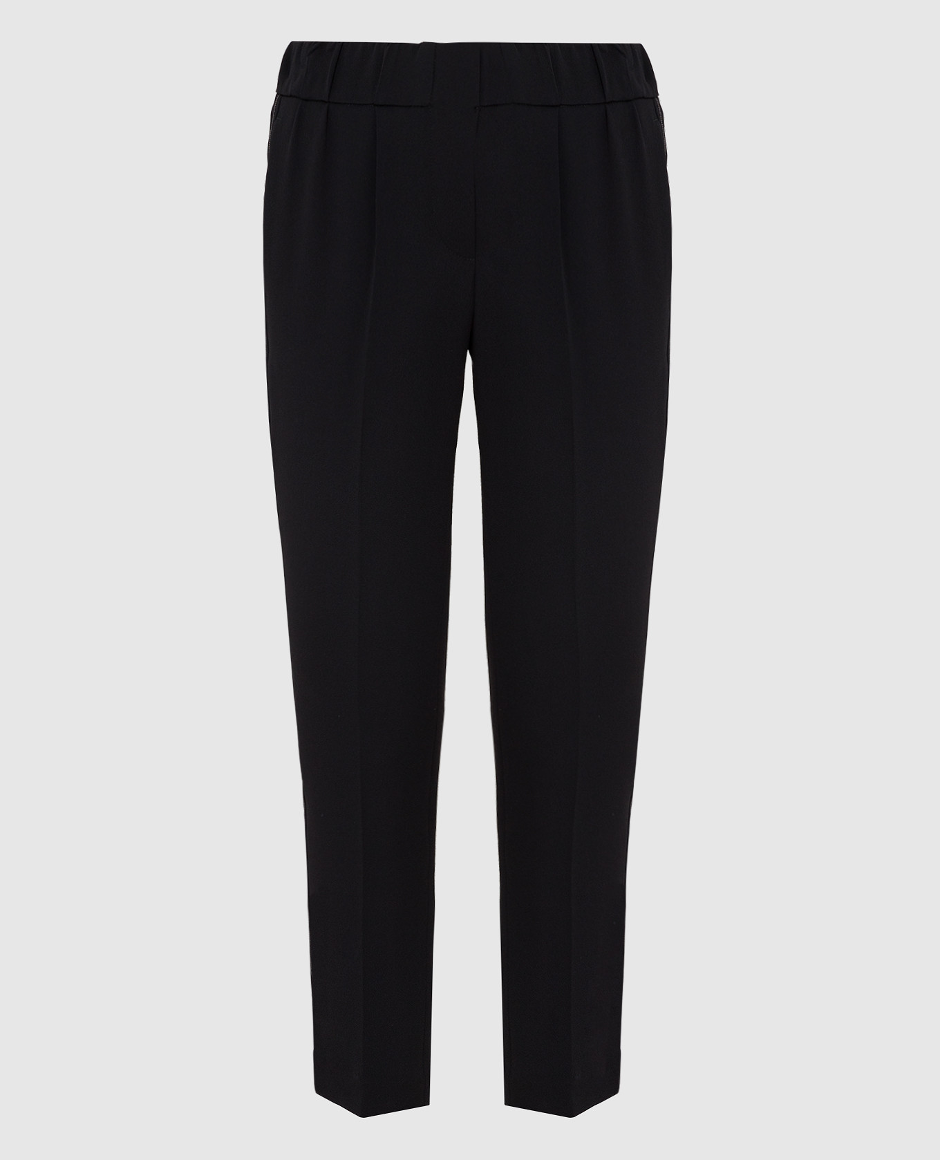 

Черные брюки Brunello Cucinelli, Черный, Повседневные брюки casual