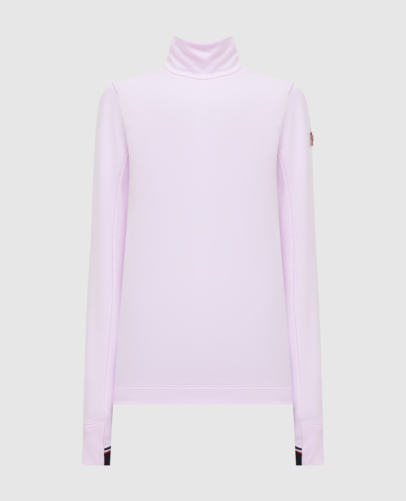 

Сиреневый лонгслив с эмблемой, Лонгсливы