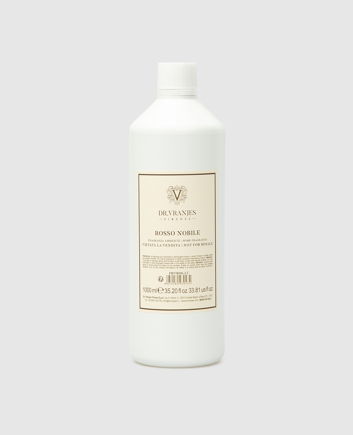 

Рефил аромадиффузора Rosso Nobile 1000ml, Тёмно-коричневый, Аксессуары для дома