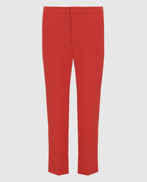Loro Piana Червоні штани з шовку FAI9846