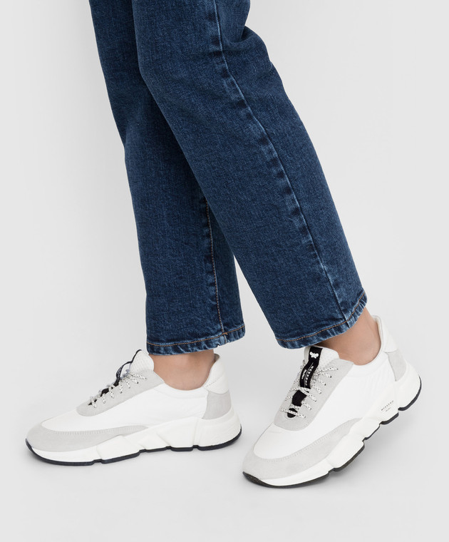 Max Mara Weekend Кроссовки Cignopv с замшевыми вставками CIGNOPV изображение 2