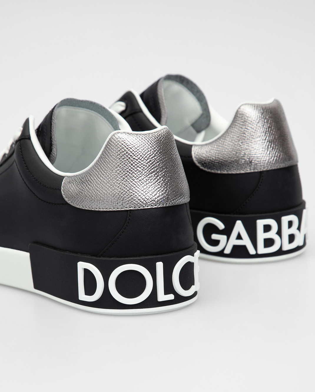 Dolce\u0026Gabbana - Чорні шкіряні снікери CS1760AH527 купити в Symbol